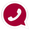 Red WhatsApp Logo